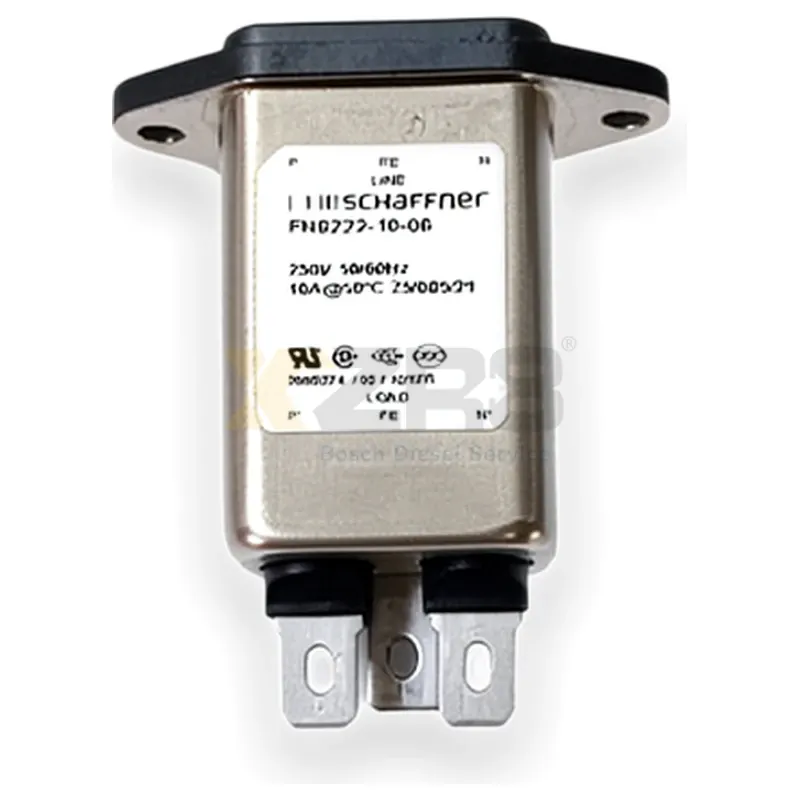 Schaffner FN9222R-10-06 10A 250VAC IEC Power Input Filter with Discharge Resistor - Image 3
