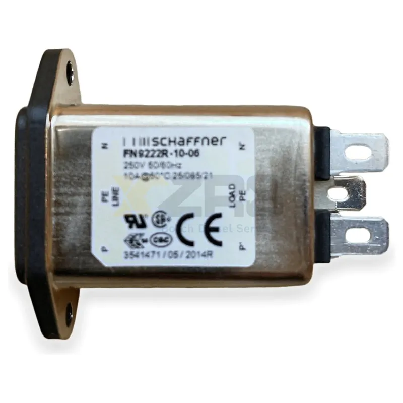 Schaffner FN9222R-10-06 10A 250VAC IEC Power Input Filter with Discharge Resistor - Image 6