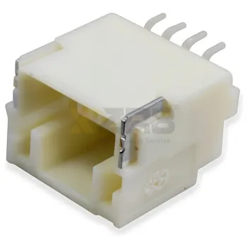 JST SM04B-NSHSS-TB Conector de serie NSH para cable a placa 4 pines 1.0mm de espaciado Montaje en superficie Angular Soldado