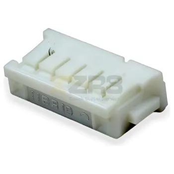 JST ZHR-7 Série ZH 1.5mm Espaçamento 7-Pin Conector do Encaixe/Mãe Soldável Sem Soldadura Branco Original