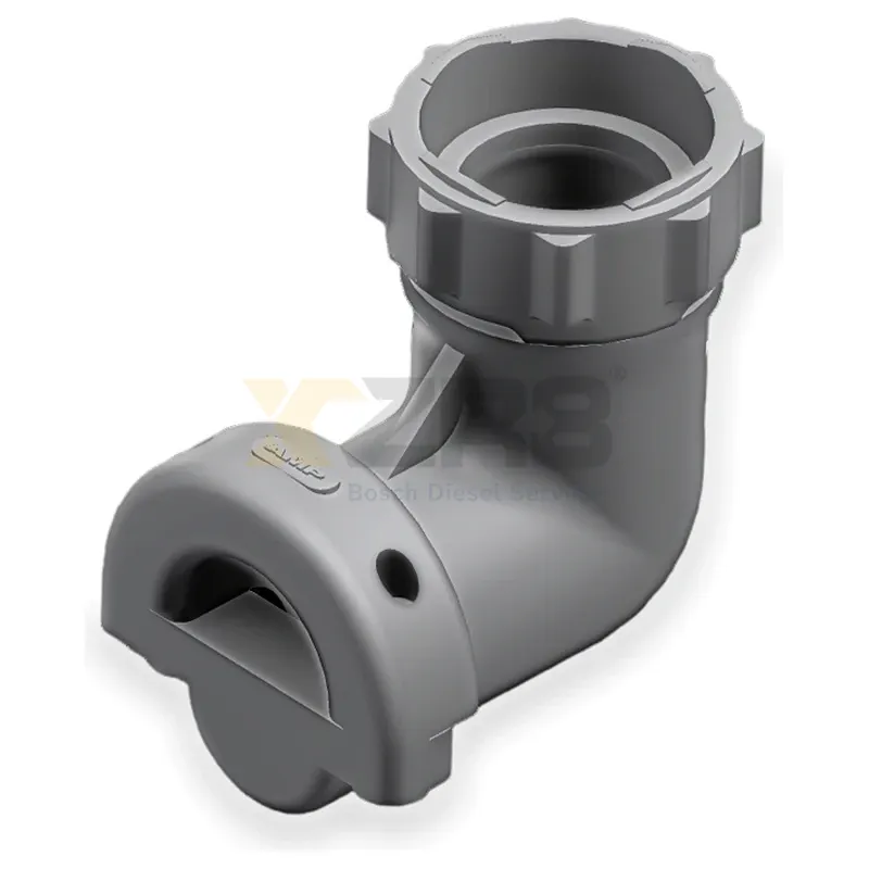 TE Connectivity 1546348-2 Round Connector Right-Angle Cable Clamp Kit, Size 13, CPC Series - Image 1