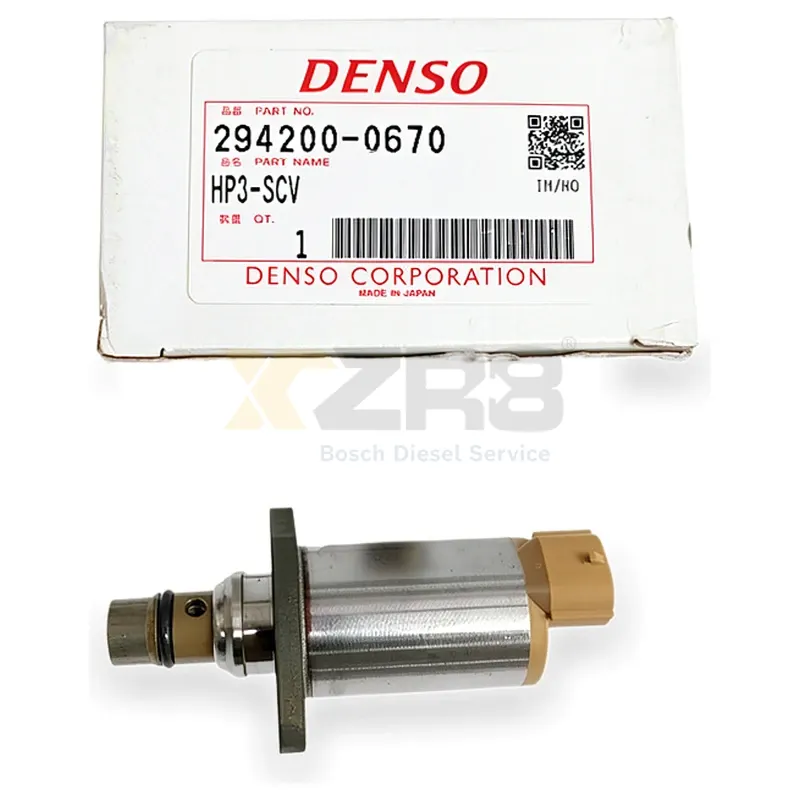 Denso 294200-0670 صمام تحكم التسريب SCV، صمام قياس الوقود للإيسوز 6HK1، هيندو J08، نيسان UD محرك التوجيه بالدiesel - Thumbnail 2