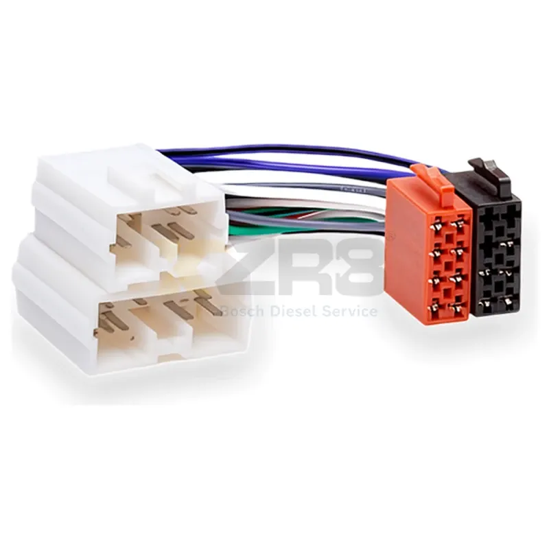 12-028 Adaptador de radio de coche ISO Conector de arnés de cables para Volvo S40 V40 S70 V70 Serie 8 Serie 9 - Image 2