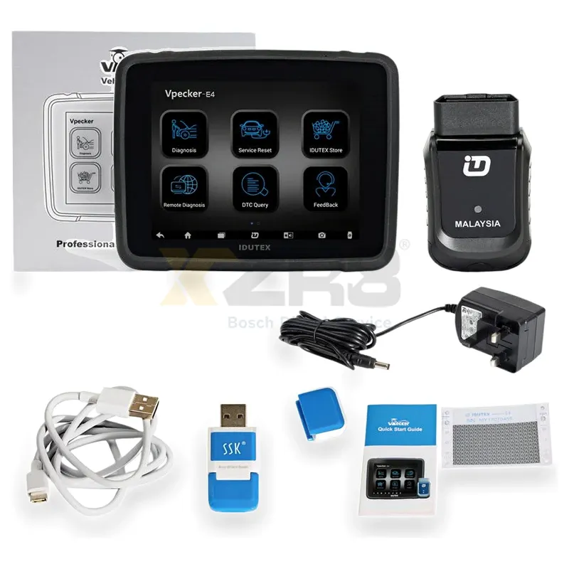 Vpecker IDUTEX TPU300 Scanner OBD2 pour Véhicules de Passagers et Commerciaux 12V - Thumbnail 5
