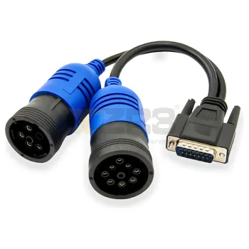 Nexiq 405048 6-Pin and 9-Pin Y-Type Deutsch Adapter Cable for Nexiq USB Link 125032 Diesel Truck Diagnostic Interface