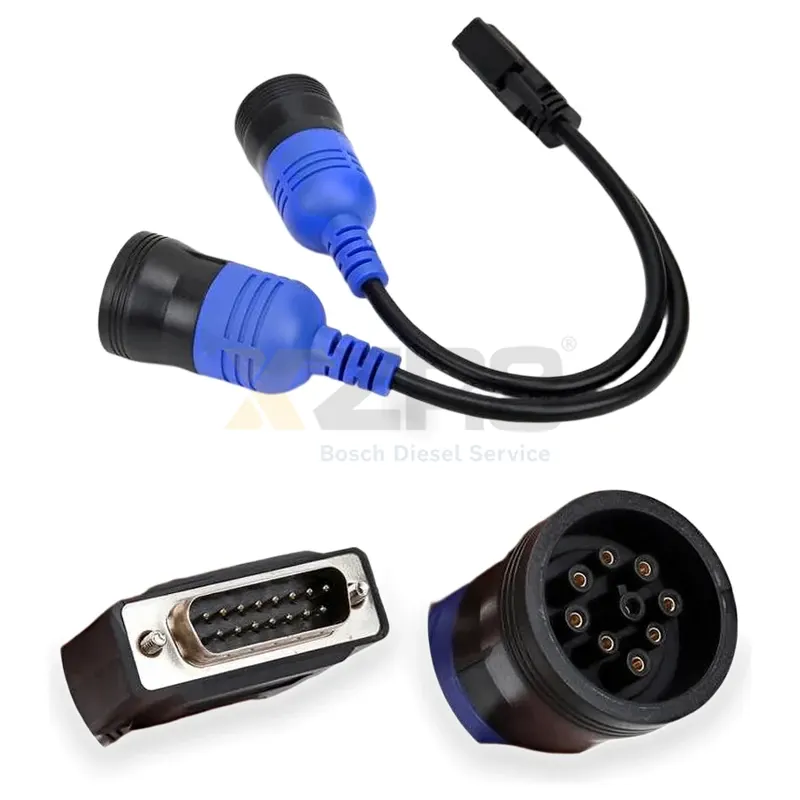 سلك محول Y-Type Deutsch من 6 و 9 أقطاب 405048 لـ Nexiq USB Link 125032، سلك محول لـ واجهة التشخيص لشاحنات الديزل - Image 2