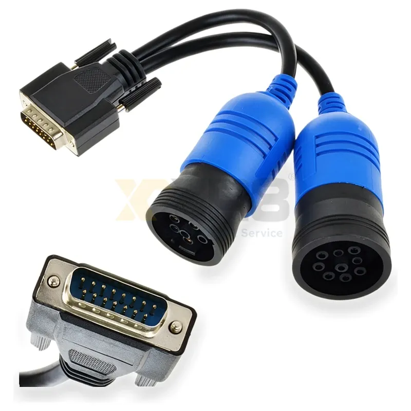 سلك محول Y-Type Deutsch من 6 و 9 أقطاب 405048 لـ Nexiq USB Link 125032، سلك محول لـ واجهة التشخيص لشاحنات الديزل - Thumbnail 3