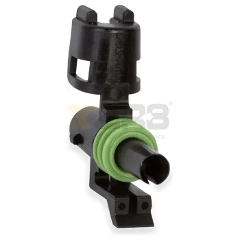 Delphi (Aptiv) Original 12015791 Weather Pack Conector de Mãe de 1 Pin Preto à Prova de Chuva