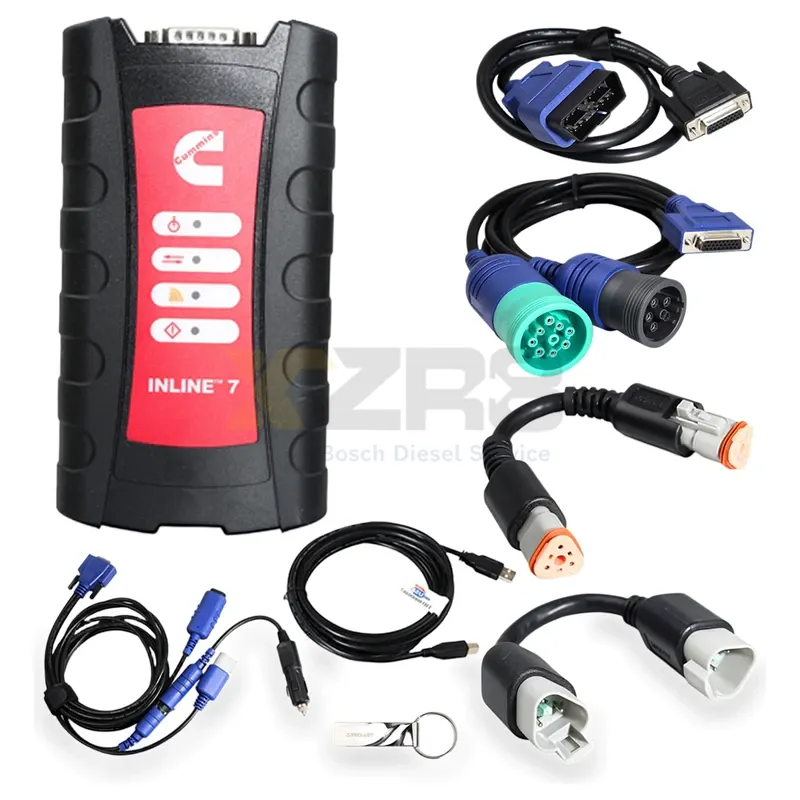 مستشعر Inline 7 Cummins Insite V8.7 أداة التشخيص لشاحنات الركاب الثقيلة - Image 5