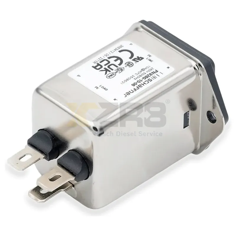 Schaffner FN9260-10-06 Power Input Module 10A 250VAC with IEC Socket and Fuse - Image 1