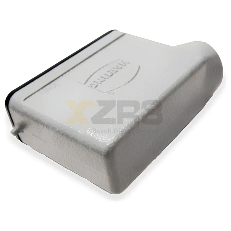 HARTING 19200161540 Han A Top Shell Side Exit Heavy Duty Connector M20 16A Aluminum - Thumbnail 1