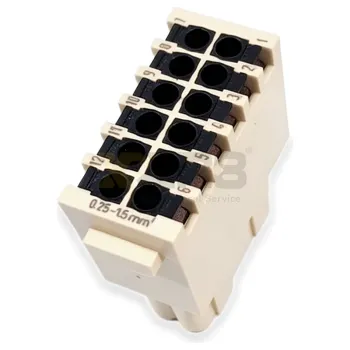 HARTING HARTING 09140122732 Han DD Quick-Lock Module Femelle 12 broches 10A 250V Connecteur de Puissance pour Charge Lourde