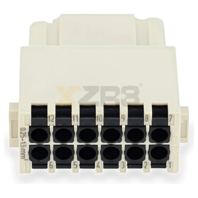 HARTING HARTING 09140122732 Han DD Quick-Lock Female Module 12-core 10A 250V Heavy Duty Power Connector - Image 2
