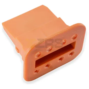 قطعة قفل رباط Deutsch W8S - برتقالي، متوافق مع DT Series 8 Pin مخرج
