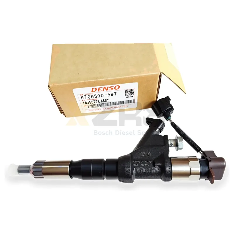 Conjunto de injetor de rail comum Denso 095000-5970 para Nissan Hino 700 série E13C motor - Thumbnail 2