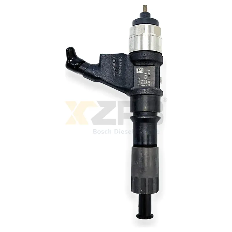 Injecteur de rail commun DENSO 095000-8011 VG1246080051 pour camion lourd HOWO A7 en Chine - Thumbnail 3