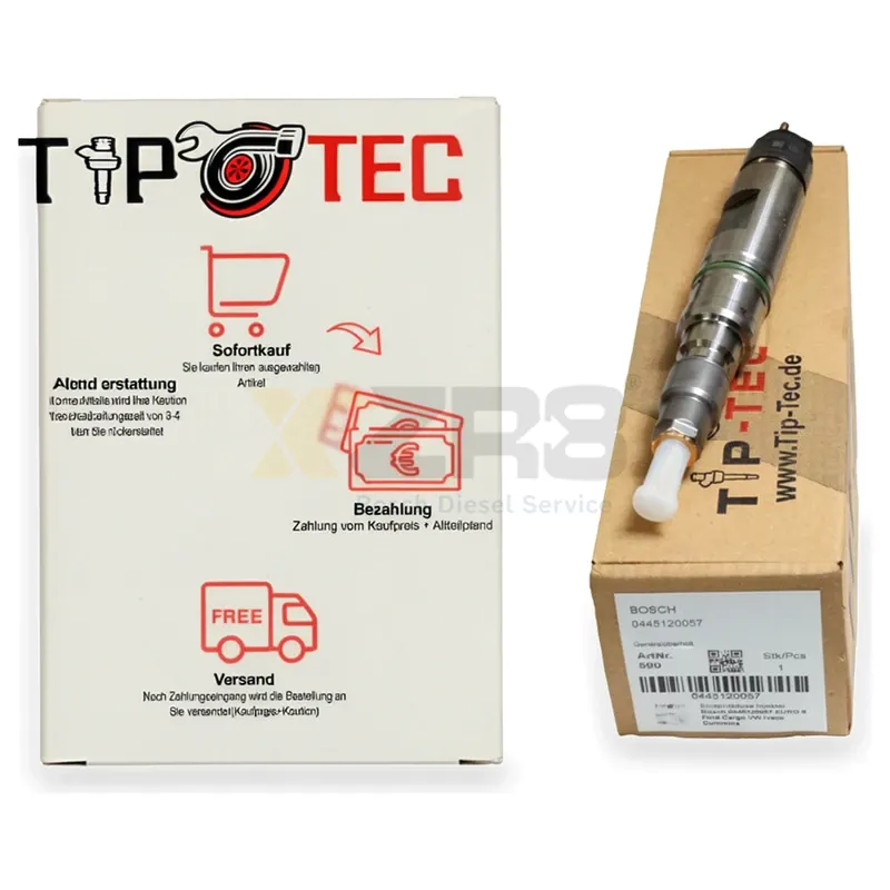 Bosch BOSCH Common Rail Injector 0445120057 para Iveco/Case New Holland - Thumbnail 2