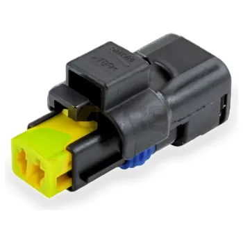 Delphi/Aptiv 211PL022S1049 Conector de Automóvil Shell Macho 2-Vía 1.5mm Marrón Sellado