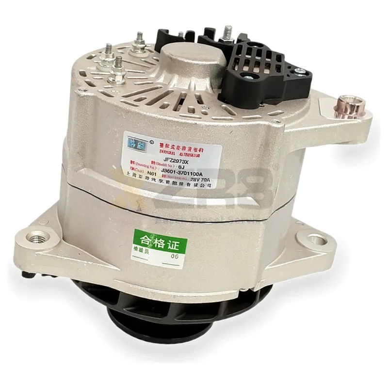 Yuchai A44BA-3701100 Generator 28V 70A Compatible with YC6108/YC6A/YC6J Engines - Thumbnail 1