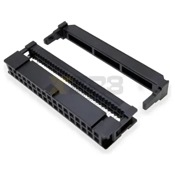 Conector de cable plano Omron XG4M-3430-T 34 pines con especificación MIL y alivio de tensión