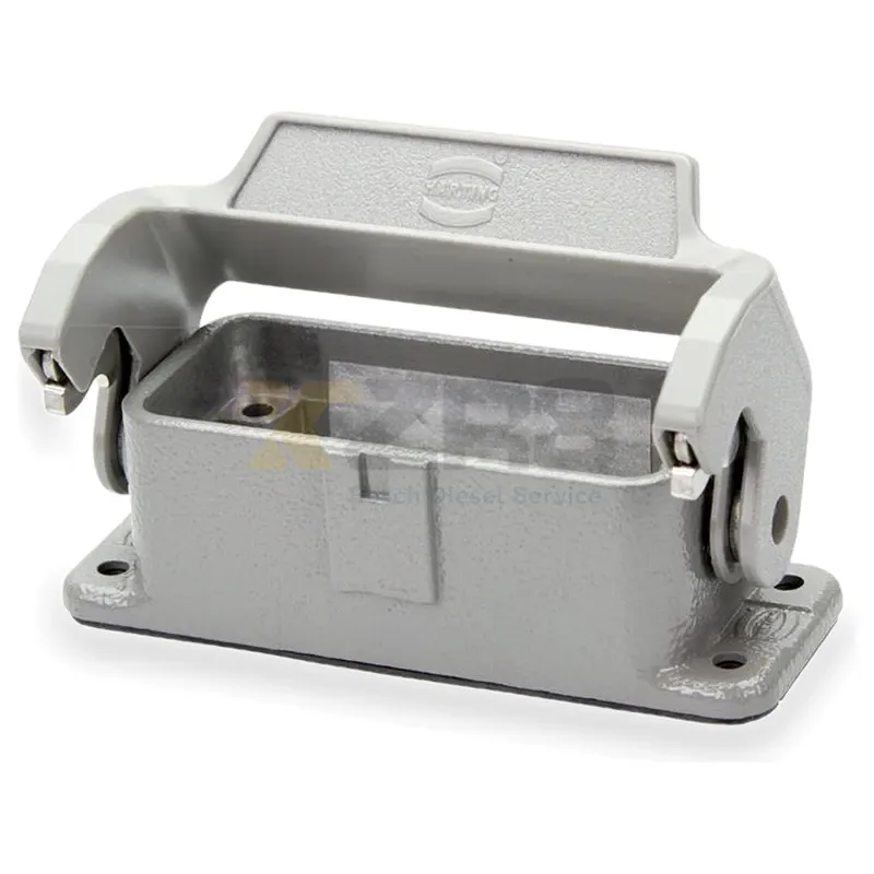 HARTING 09200100301 Han 10A Heavy Duty Connector Wall Mounting Base - Thumbnail 1