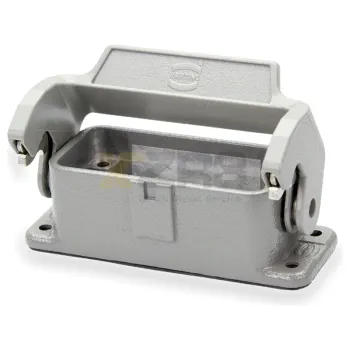 Base de Conector de Carga Pesada HARTING 09200100301 Han 10A para Montaje en Pared