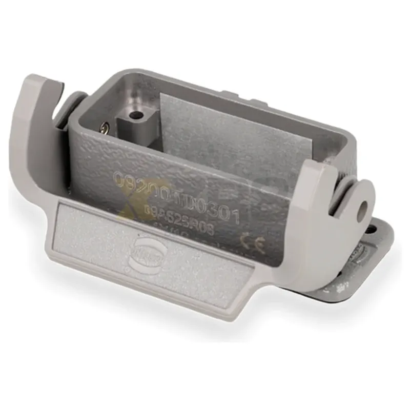 HARTING 09200100301 Han 10A Heavy Duty Connector Wall Mounting Base - Thumbnail 3