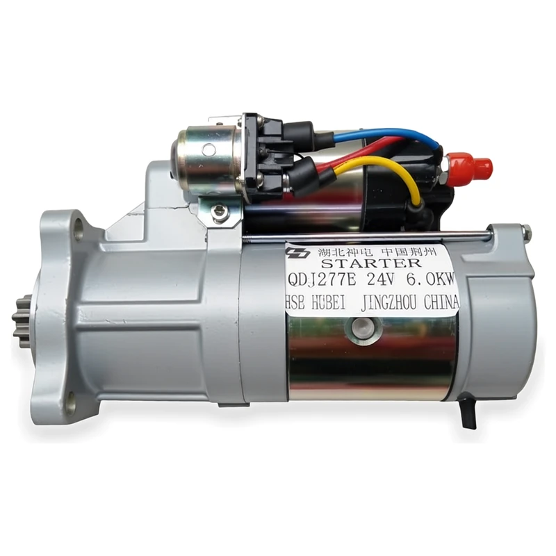 JinDi Petrel QDJ277 24V 6KW 10 Tooth Starter Compatible with Cummins 6BT/6CT