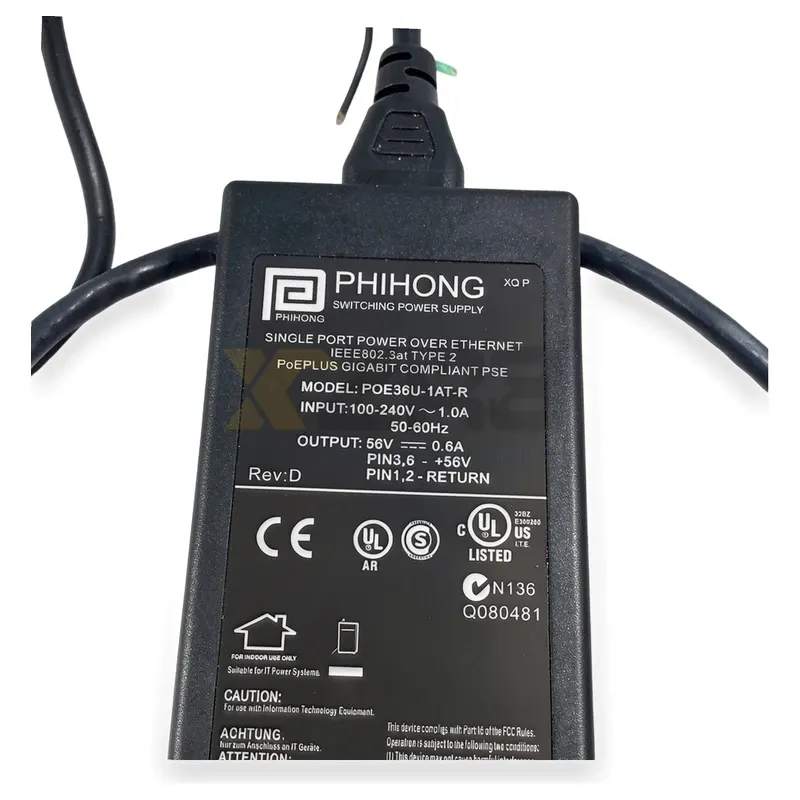 Phihong POE36U-1AT 33.6W Single Port PoE+ Ethernet Power over Ethernet Injector - Image 4