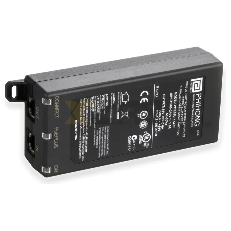 Phihong POE36U-1AT 33.6W Single Port PoE+ Ethernet Power over Ethernet Injector - Image 6