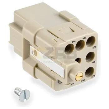HARTING 09150073001 R15 7+PE Pin Crimp Plug-in Socket
