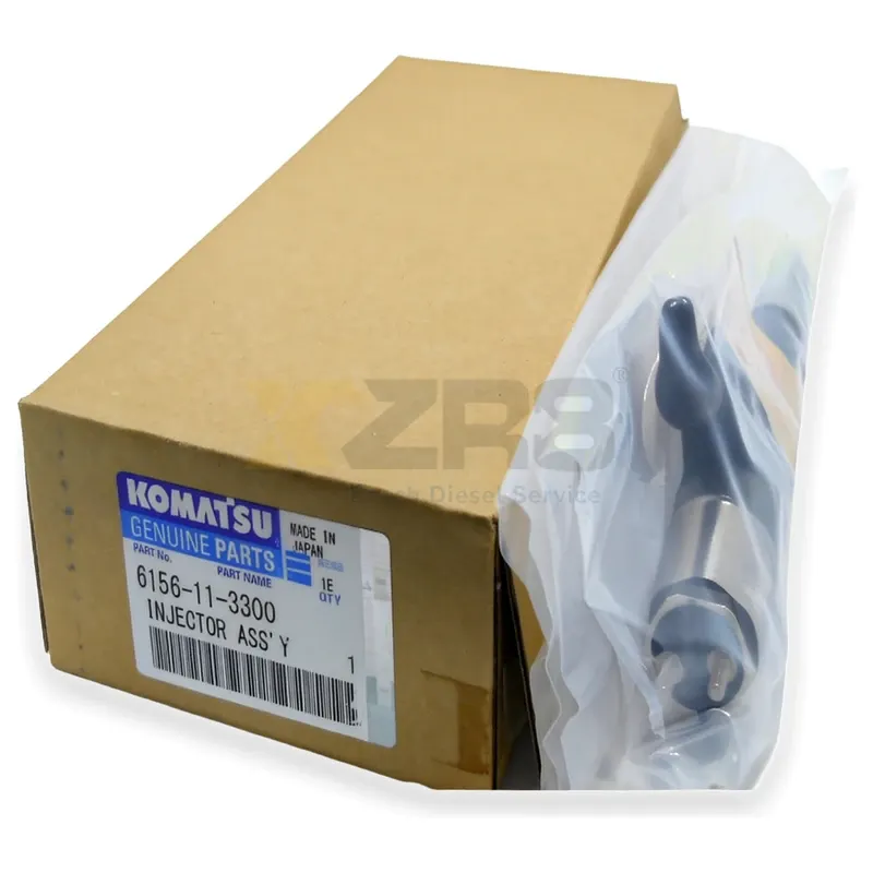 Injecteur de pelle mécanique Komatsu PC400-7 6156-11-3300 injecteur de rail haute pression Denso pour moteur S6D125 - Image 3