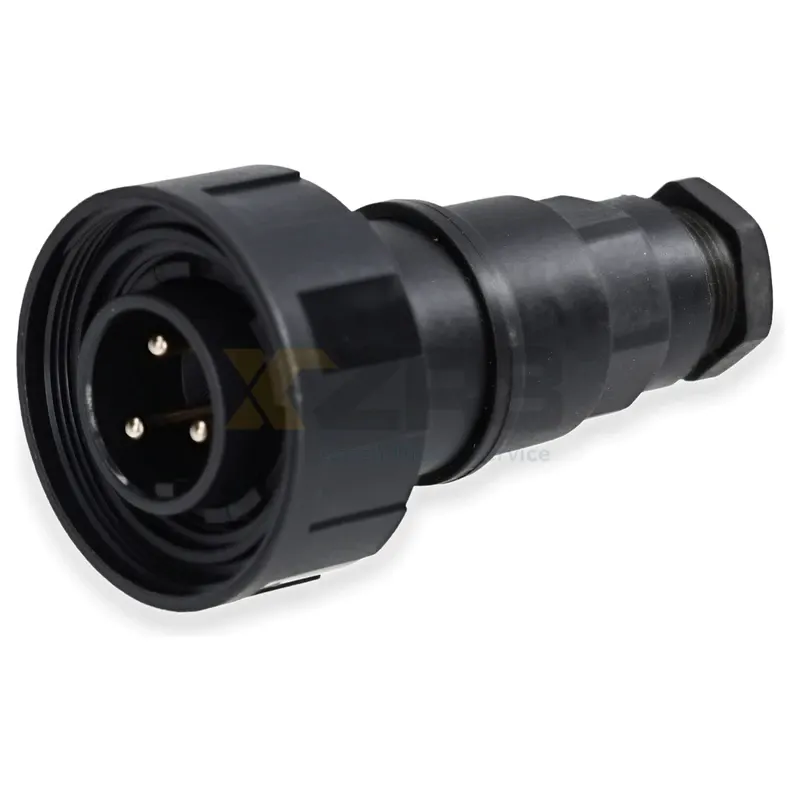 Bulgin PX0731/P Standard Buccaneer Connector 3-core Plug with Screw Terminal IP68 - Image 1