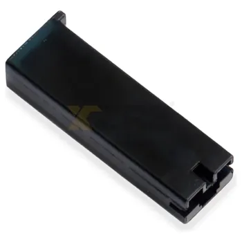 TE Connectivity 172074-1 Positive Lock .187 Mk II Single Hole Solderless Terminal Shell Female Connector Cor Branco Nylon 66