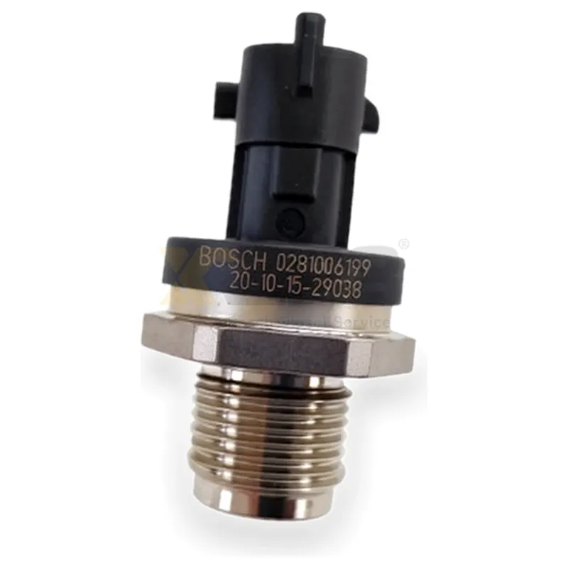Bosch 0281006199 Sensor de Presión de Combustible de Bujía Común - Compatible con Motores IVECO FPT - Thumbnail 4