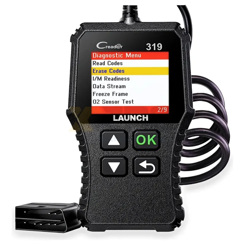 مستشعر Yuan Zheng LAUNCH CR319 OBD2 لقراءة رموز الأخطاء في محركات السيارات ماسح شامل للتحليل - Image 2