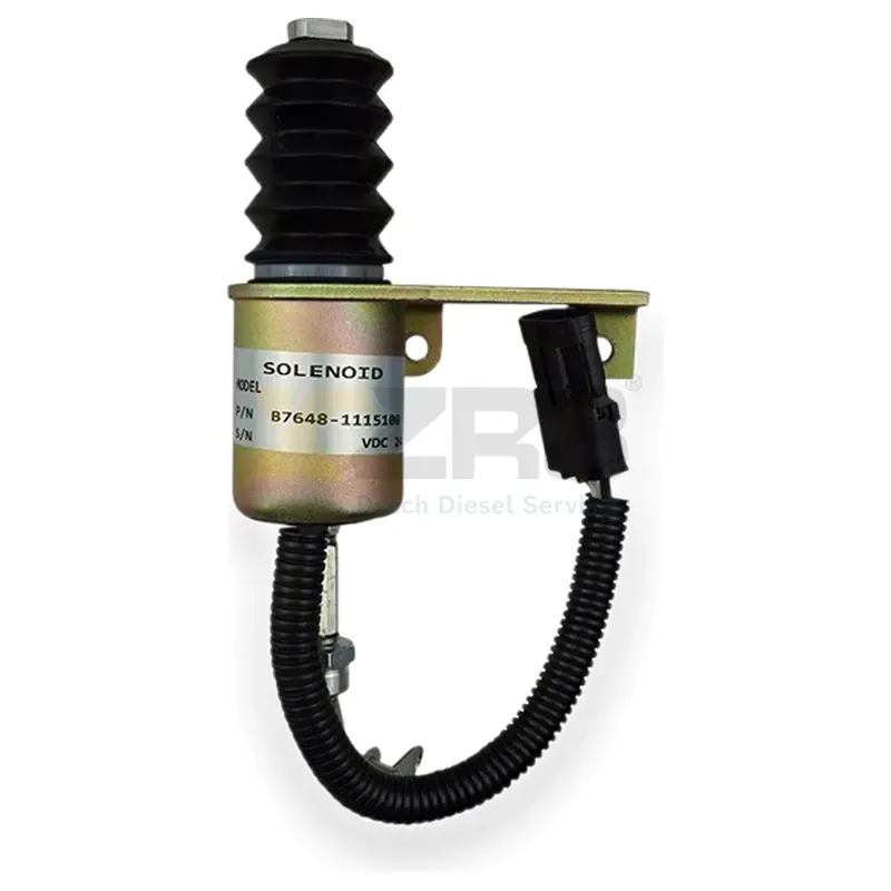 Yuchai Engine Shutdown Solenoid Valve B7738-1115100 Fuel Cut-off Solenoid Valve Fuel Cut-off Cylinder - Image 2