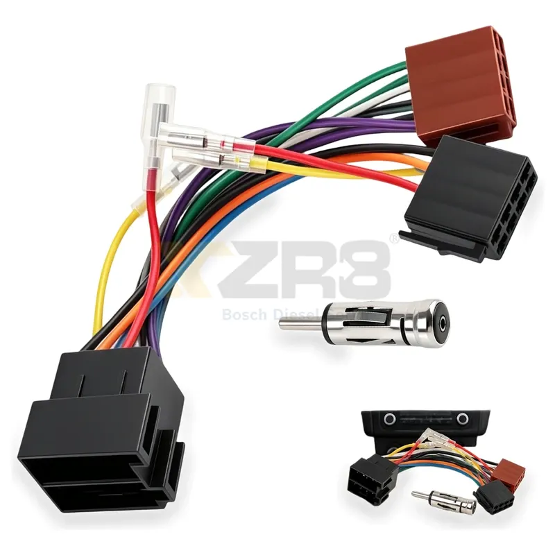 13-018 Adaptador de arnés de audio para automóvil estándar ISO para Audi Benz VW BMW Kia Citroen - Image 1