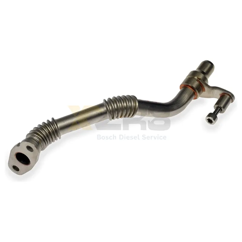 Yuchai Engine Turbocharger Return Oil Tube Welding Part A3000-1118340A - Thumbnail 1