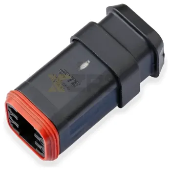 TE Connectivity Deutsch DT06-6S-CE13 DT Series 6-Way Black Enhanced Sealed Connector Housing