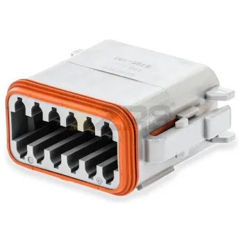 Dachai DT06-12SA-P012 Conjunto de Conector Macho de 12 Fios DT Series Cinza com Selamento Aumentado e Trava de Cunha