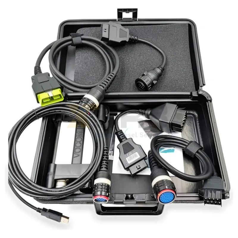Kit de scanner de diagnostic pour camion lourd Vocom 88890300 avec ordinateur portable Panasonic CF30 - Thumbnail 4