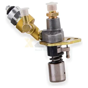 Manslos 165F Kit de bomba de inyección de combustible de motor diésel de un cilindro refrigerado por aire - Compatible con motores Changchai 165F/170F/178F/186F/188F, disponible con boquilla inclinada o recta