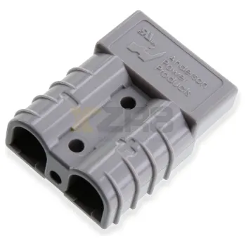 Anderson Power Products P992-BK SB50 Serie Conector de Alimentación de Caja Gris 2 Poles tipo Lámina