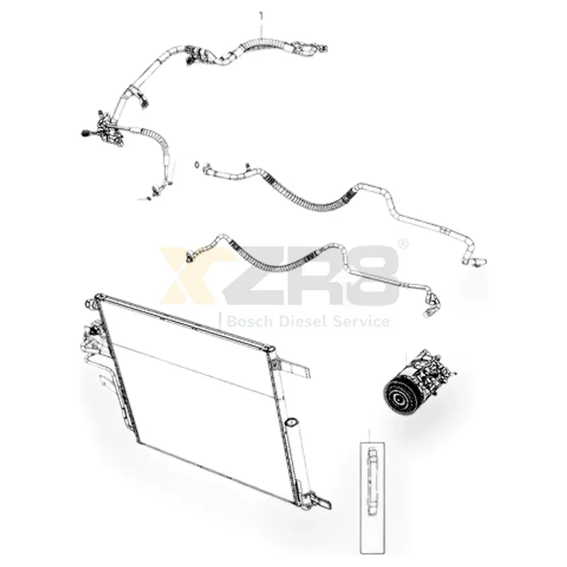 Mopar 68312697AC Condenser and Transmission Cooler Assembly - Image 1
