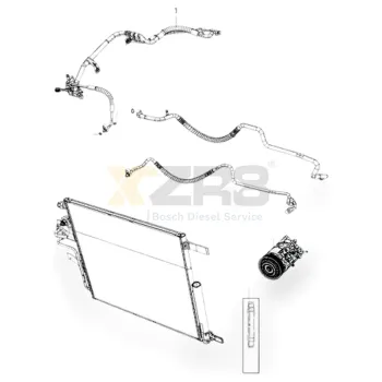 Mopar 68312697AC Condenser and Transmission Cooler Assembly