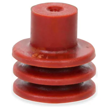 Delphi 15324983 Joint de ligne simple, Rouge foncé, Adapté pour un trou de 6.7mm