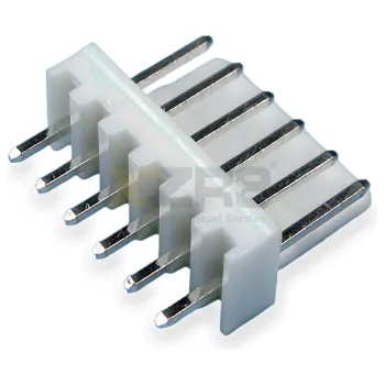 Conector de inserção direta linha-placa da Molex 22-27-2071 KK 6410 série com 7 posições, espaçamento de 2.54 mm, com trava de fricção, coberto de chumbo