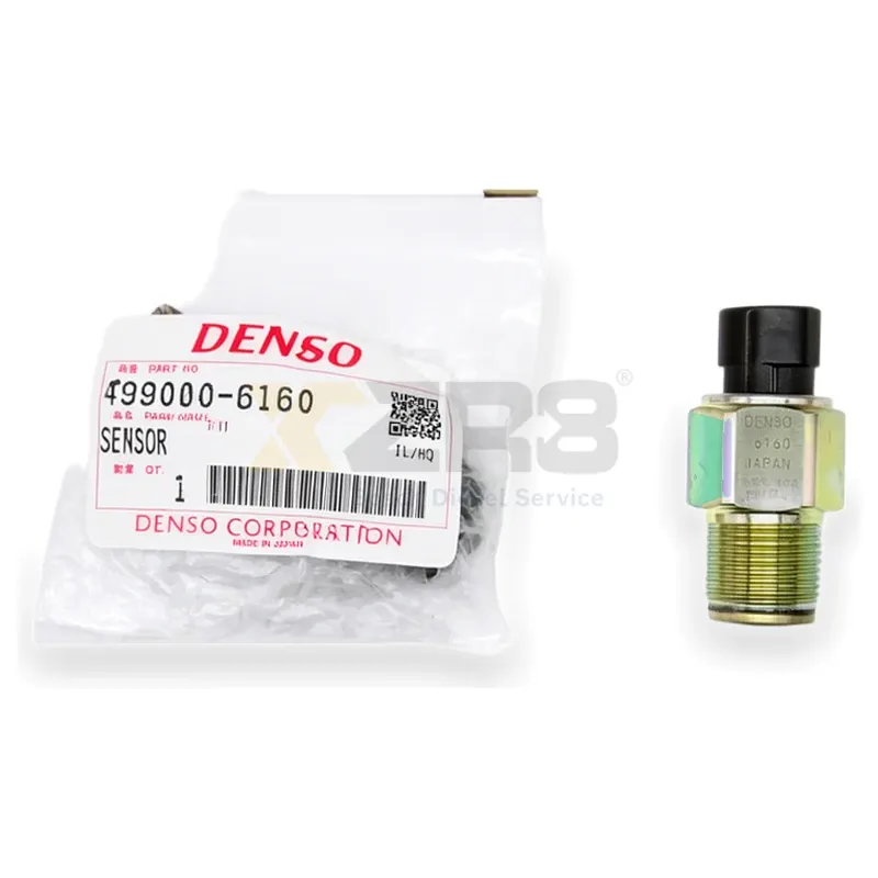 مستشعر ضغط وقود الشريط المشترك Denso 499000-6160 لل محركات إيزوز 4HK1 6HK1 وآلات الحفر الكوماتسو - Thumbnail 3