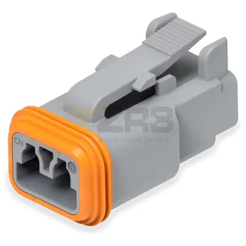Deutsch DT06-2S-C015 Conector Gris de 2 Núcleos de la Serie DT